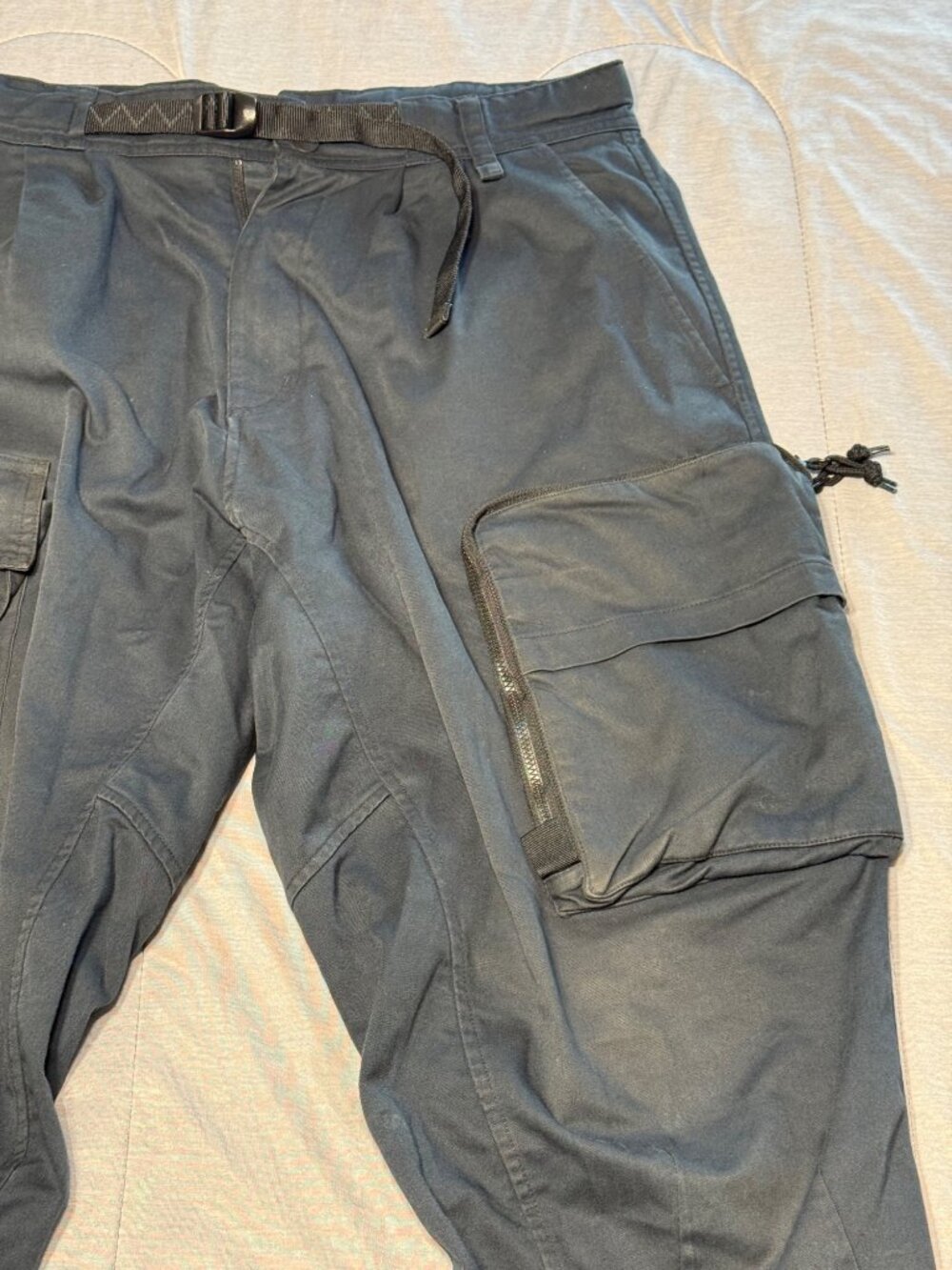 Nike ACG Woven Cargo Pants Men Medium Black Belted Paratrooper Errolson Hugh - Picture 3 of 13